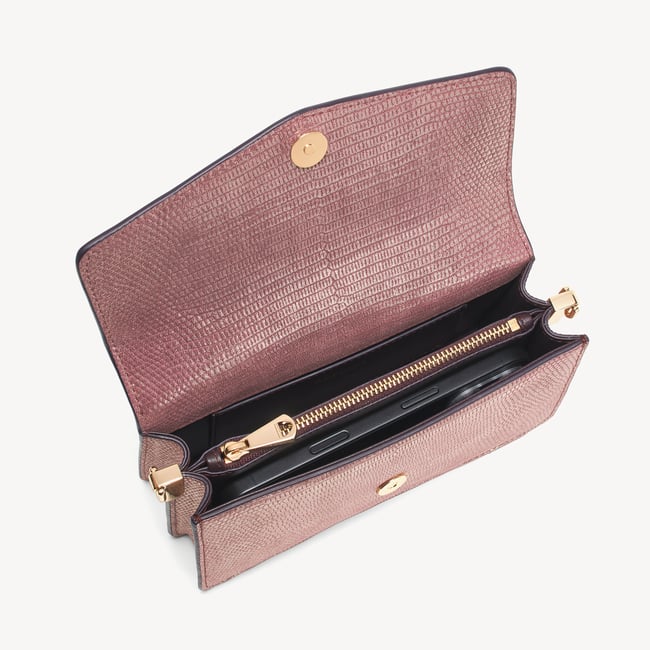 Eliza Clutch Cassis Lizard