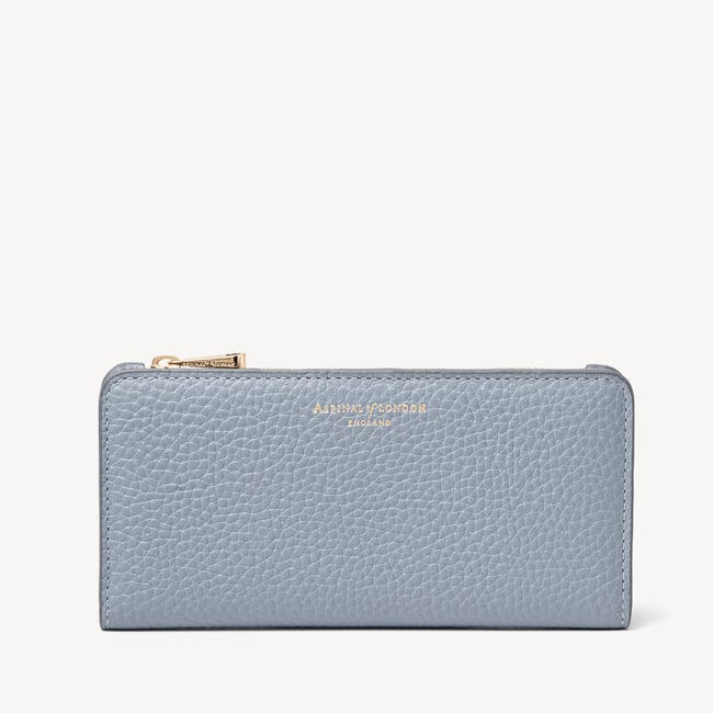 Mayfair® Large Credit Card Wallet Sky Blue Pebble