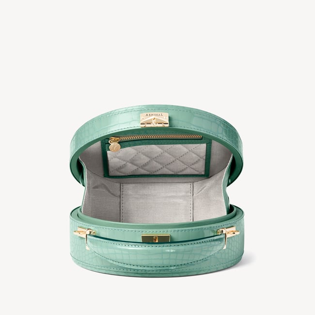 Hat Box Willow Patent Croc