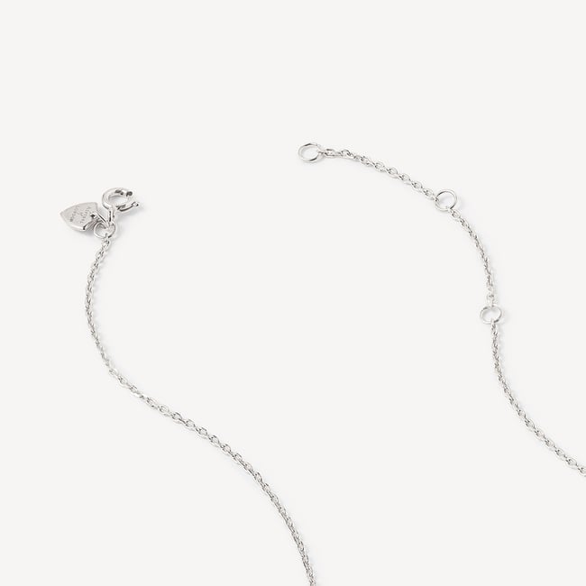 Bee Charm Necklace Sterling Silver 925