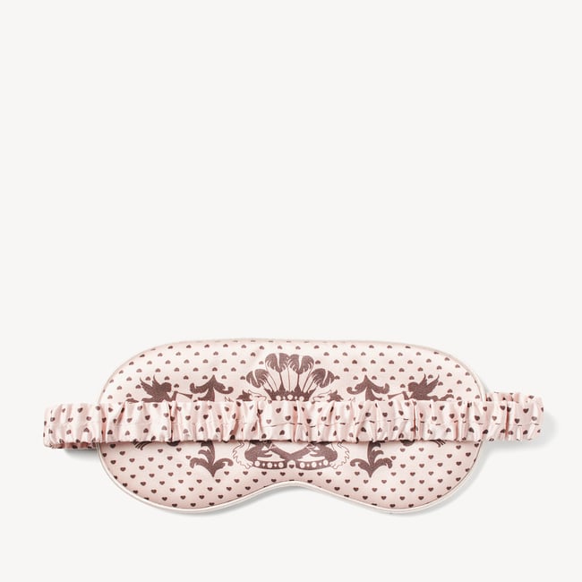 Silk Eye Mask Set Moleskin Cherubs Pure Silk