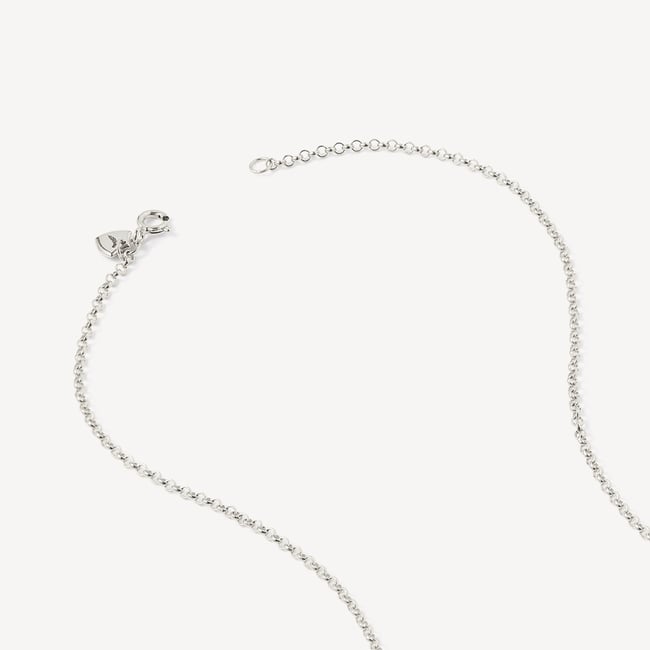 St Christopher Charm Necklace Sterling Silver 925