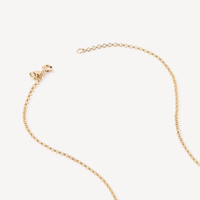 St Christopher Charm Necklace 18ct Gold Vermeil