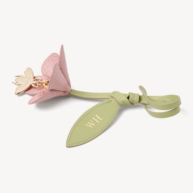 Wildflower & Bee Charm Blush Pink Pebble