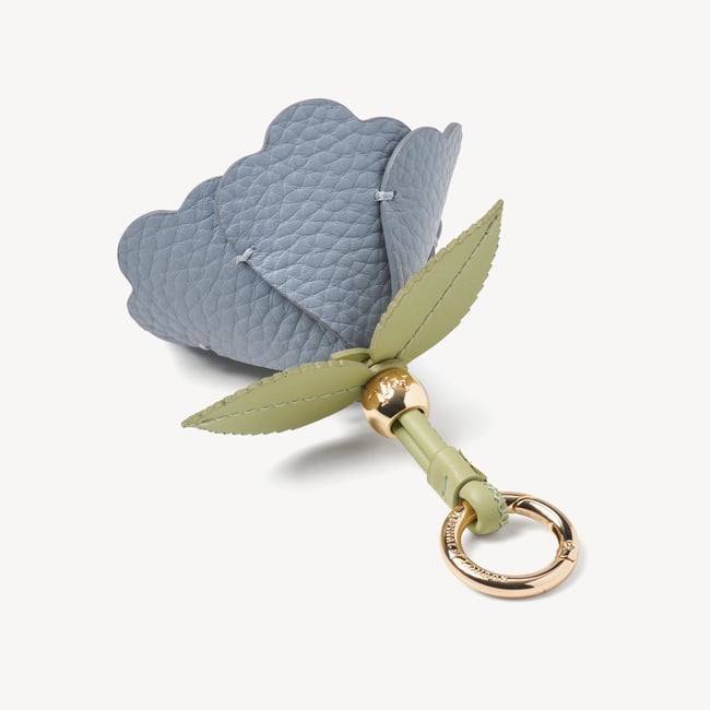Peony Charm Sky Blue Pebble