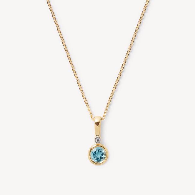 Diamond Pendant Necklace 0.015ct Diamond