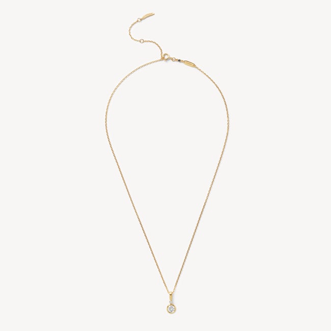 Diamond Pendant Necklace 0.015ct Diamond