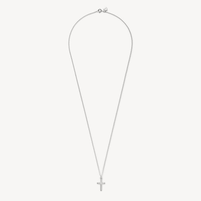 Cross Pendant Necklace Sterling Silver 925