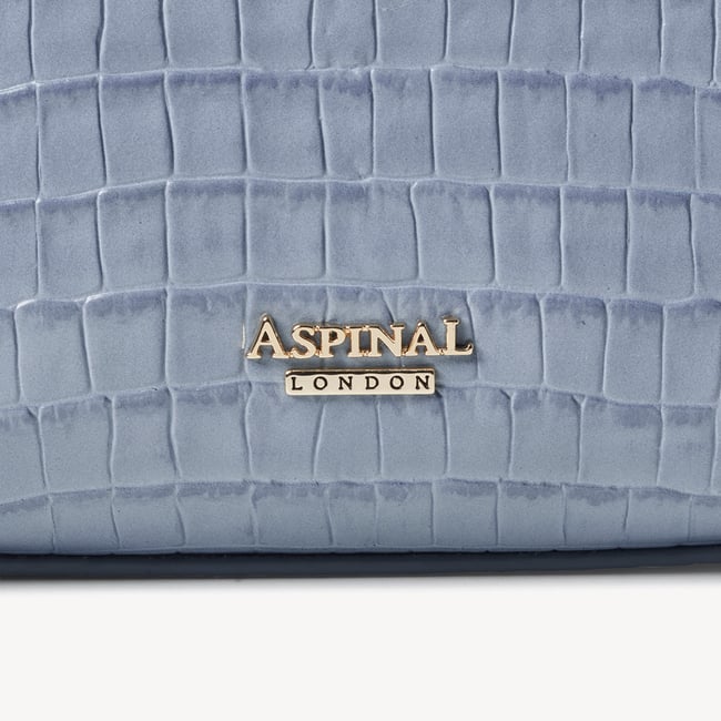 Midi Mayfair® 2 Deep Shine Sky Blue Small Croc