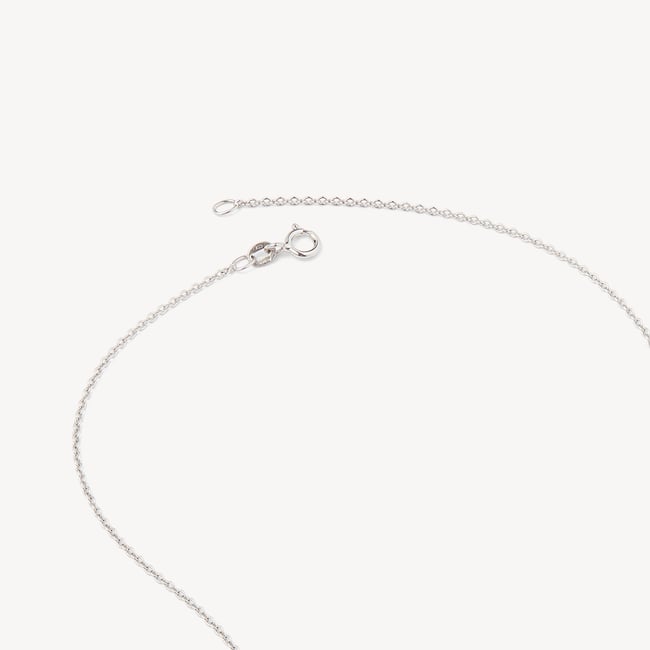 Arabella Teardrop Pendant Necklace 0.09ct Diamond
