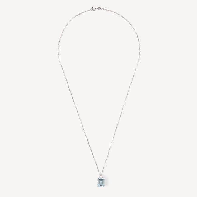 Iris Pendant Necklace 0.11ct Diamond