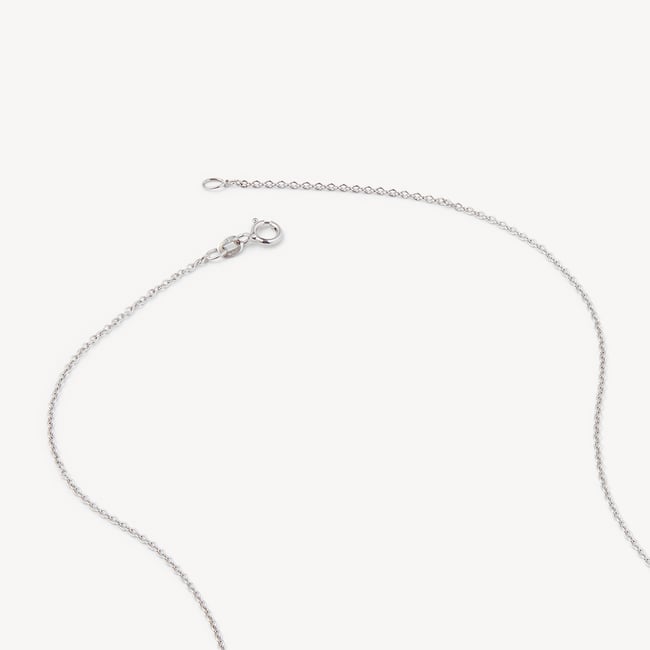 Monaco Diamond Cluster Pendant Necklace 1.0ct Diamond