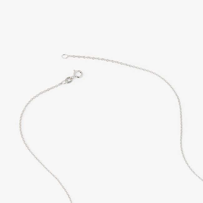 Athena Cluster Pendant Necklace 0.12ct Diamond