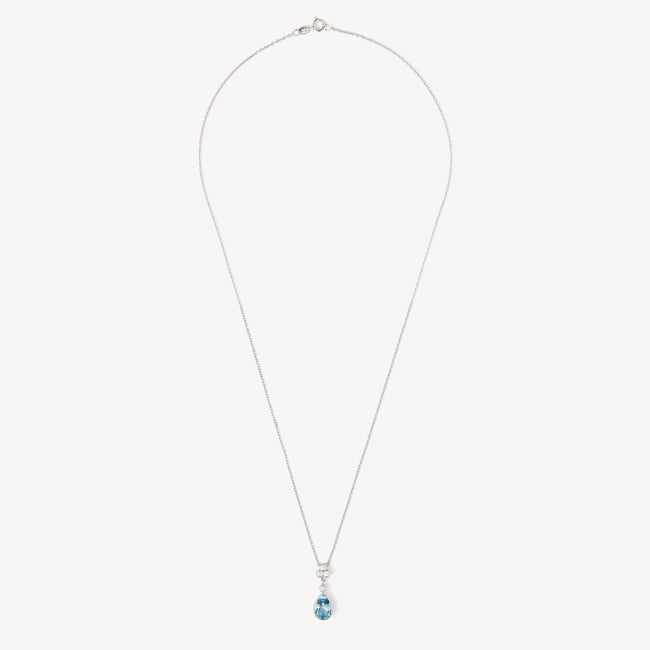 Aphrodite Teardrop Pendant Necklace 0.10ct Diamond