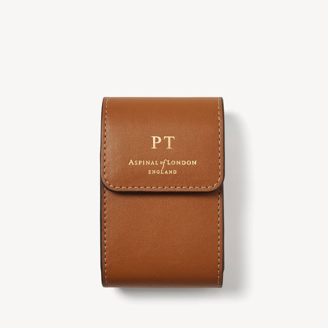 Playing Cards & Holder Smooth Tan