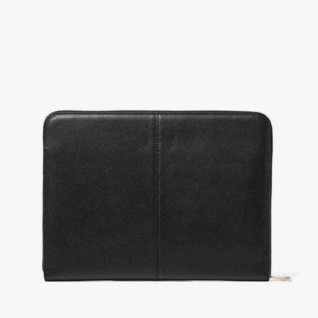 13-Inch Brook Street Folio Black Soft Saffiano