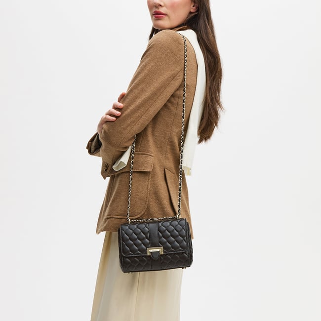 Lottie Black Quilted Nappa