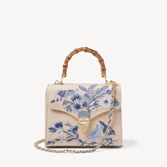 Midi Mayfair® Sky Blue English Garden Hand Embroidery