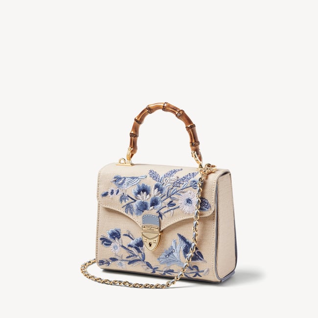 Midi Mayfair® Sky Blue English Garden Hand Embroidery
