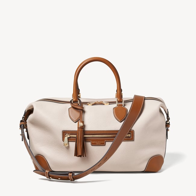Hudson Bag Beach Stone Premium Pebble & Smooth Tan