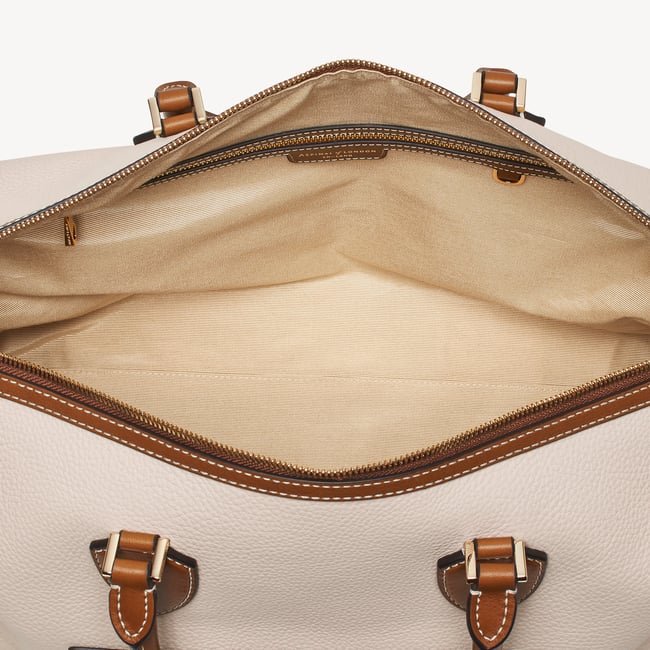 Hudson Bag Beach Stone Premium Pebble & Smooth Tan