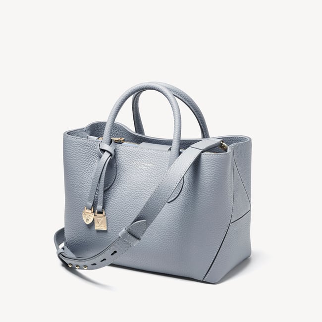 Midi London Tote Sky Blue Pebble