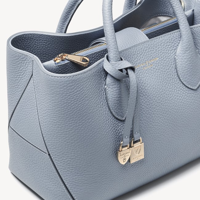 Midi London Tote Sky Blue Pebble