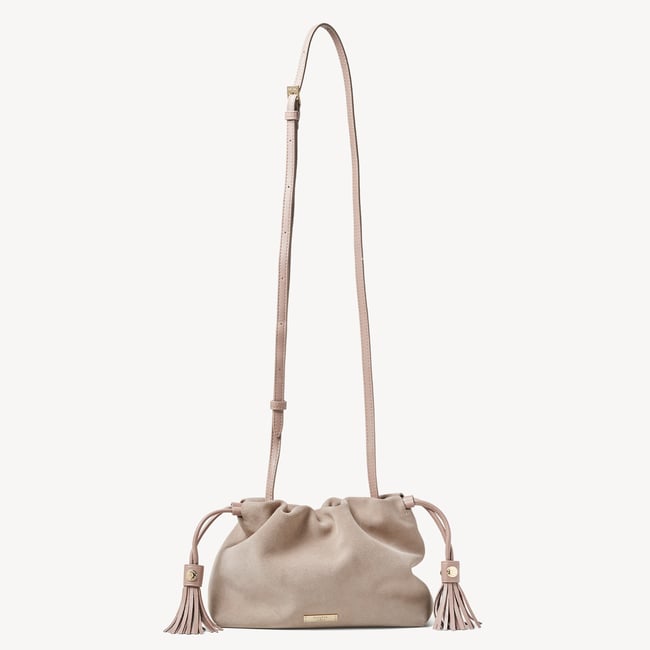 Soho Large Crossbody Pouch Moleskin Suede