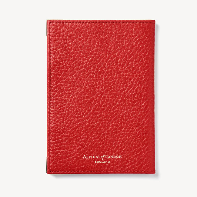 ‘Be With Me Always’ Passport Cover Cardinal Red Pebble