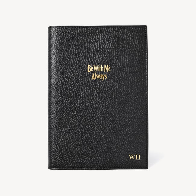 ‘Be With Me Always’ A5 Journal Black Pebble