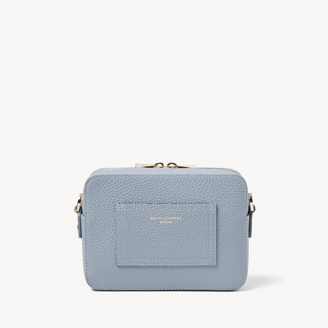 Camera Crossbody with Changeable Straps Sky Blue Pebble