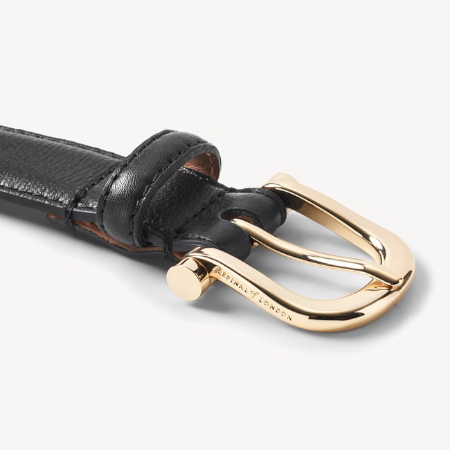 Bella Waist Belt Smooth Black