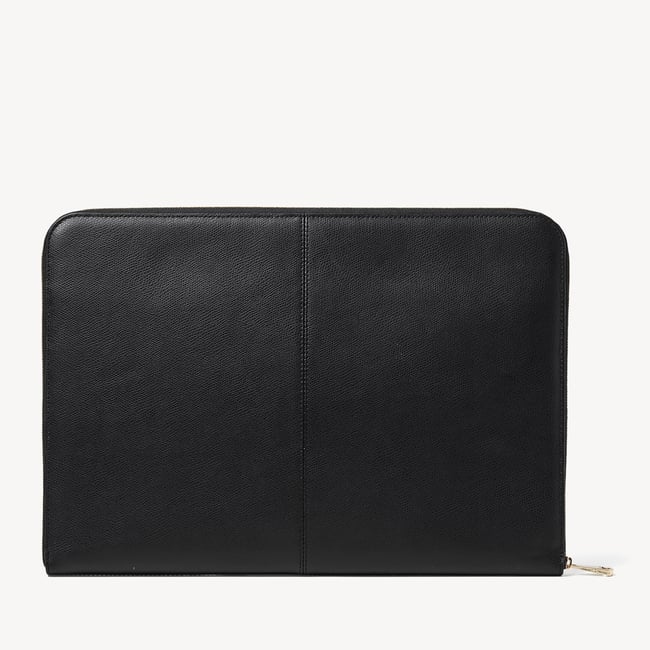 16-Inch Brook Street Folio Black Soft Saffiano