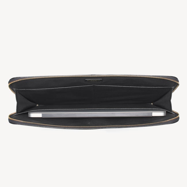 16-Inch Brook Street Folio Black Soft Saffiano