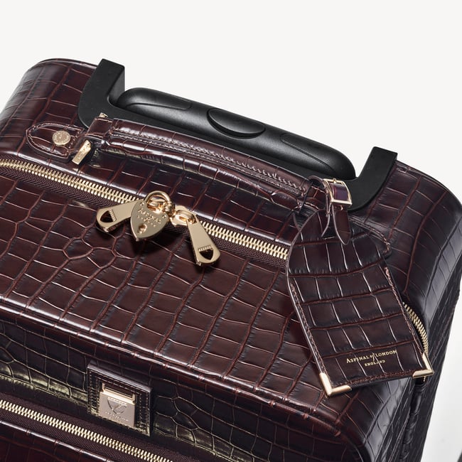 Connaught Cabin Case Deep Shine Amazon Brown Croc