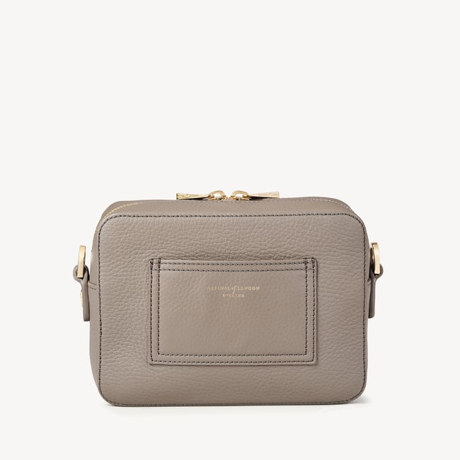 Camera Crossbody Warm Grey Pebble