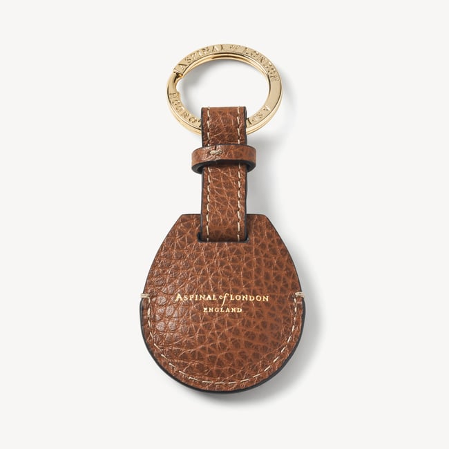 AirTag Key Ring Tan Pebble