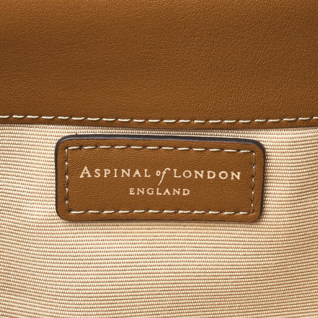 Midi Mayfair® Natural Chevron Raffia & Smooth Tan