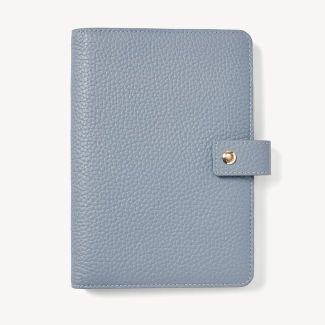 Deluxe Family Travel Wallet Sky Blue Pebble