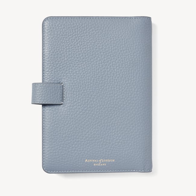 Deluxe Family Travel Wallet Sky Blue Pebble