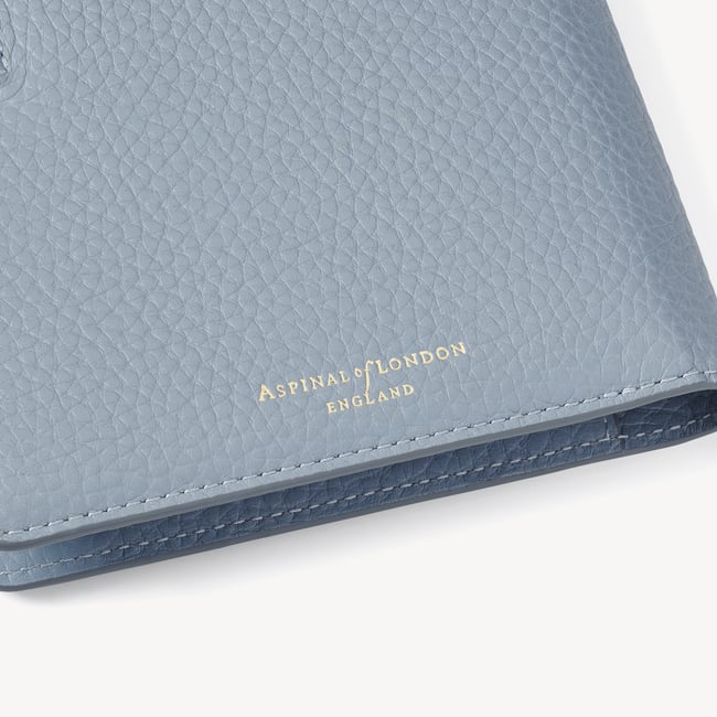 Deluxe Family Travel Wallet Sky Blue Pebble