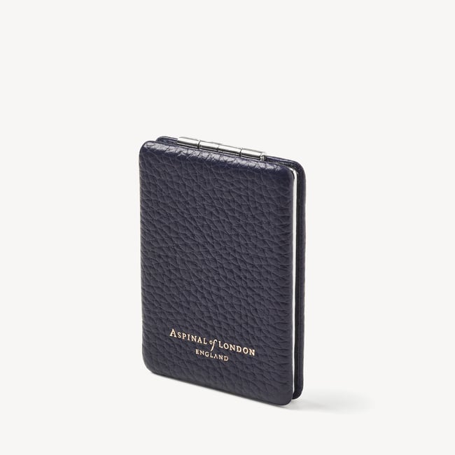 Handbag Mirror Navy Pebble