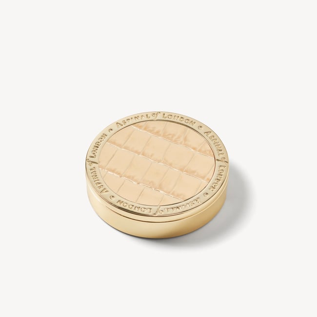 Foldable Handbag Hook Deep Shine Buttermilk Small Croc
