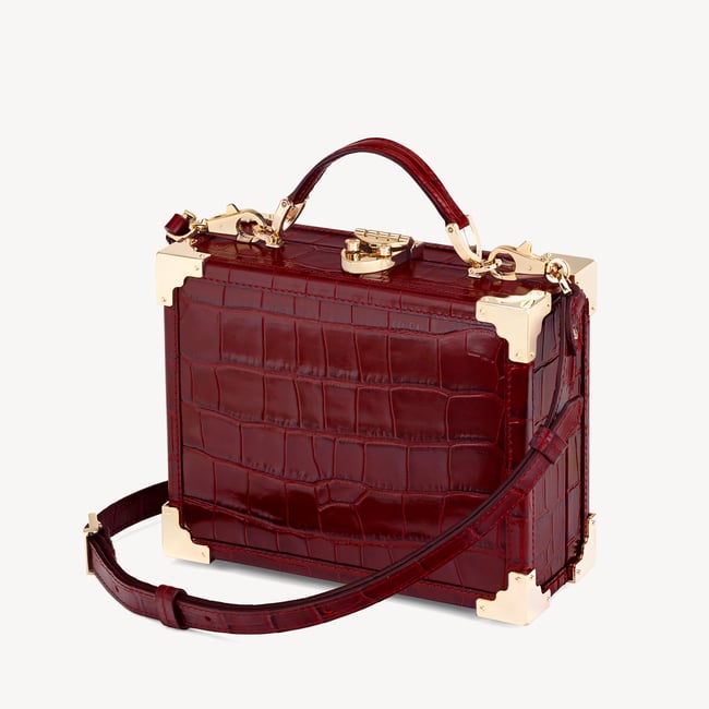 Trunk Deep Shine Bordeaux Croc