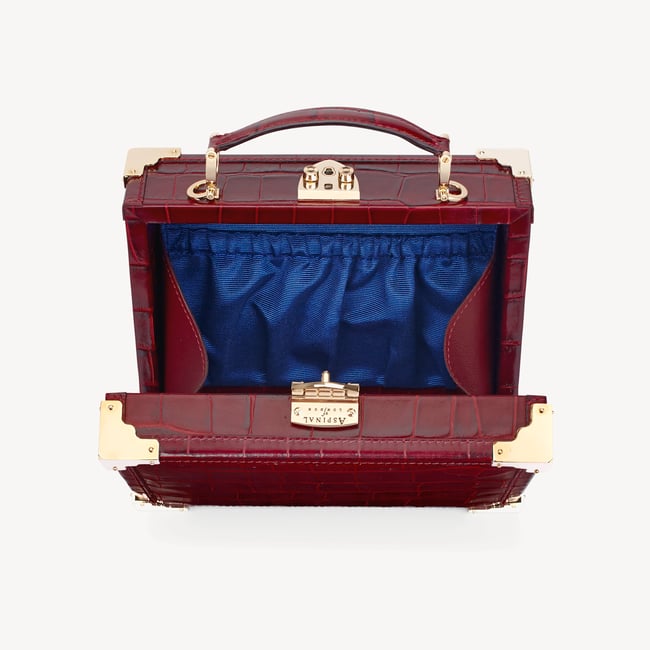 Trunk Deep Shine Bordeaux Croc