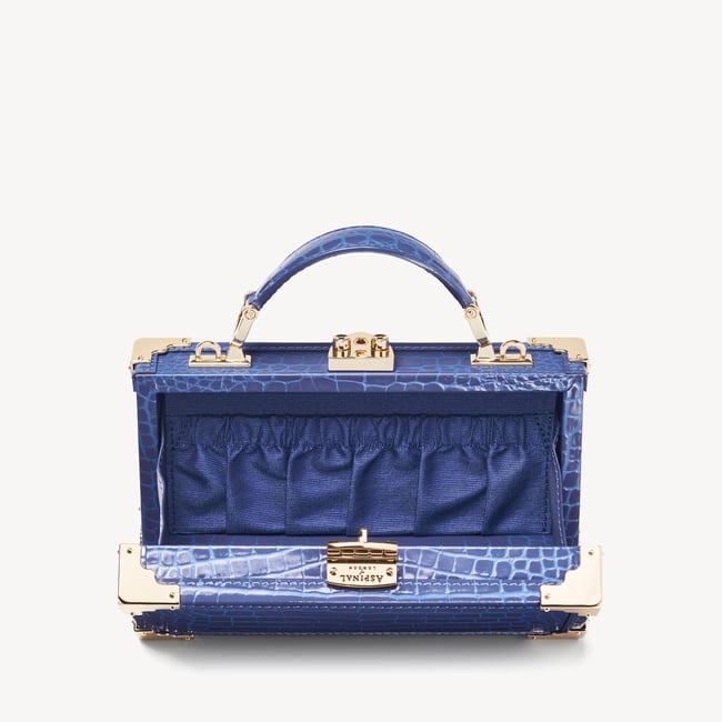 Trinket Box Bluebell Patent Croc
