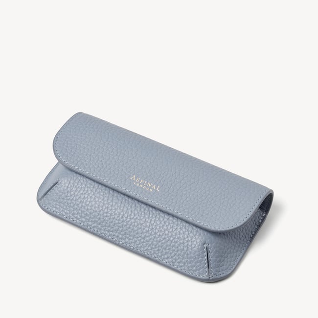Ella Sunglasses Case Sky Blue Pebble