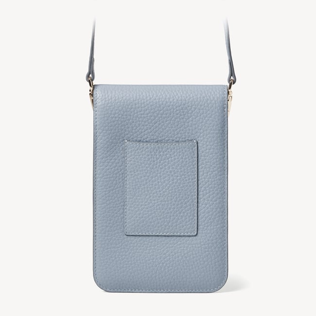 Duo Phone Crossbody Pouch Sky Blue Pebble