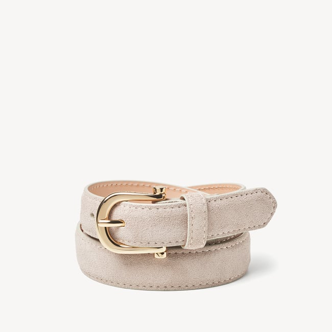 Bella Waist Belt Moleskin Suede