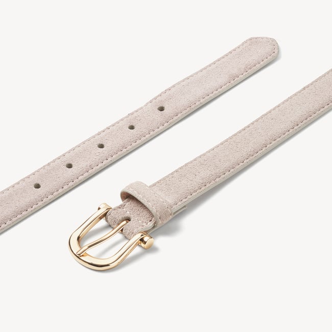 Bella Waist Belt Moleskin Suede